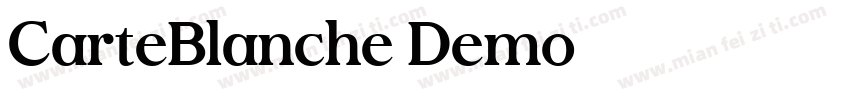 CarteBlanche Demo字体转换